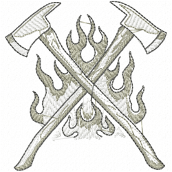 Firefighting Embroidery Design 10 Firefighting Embroidery Design 10